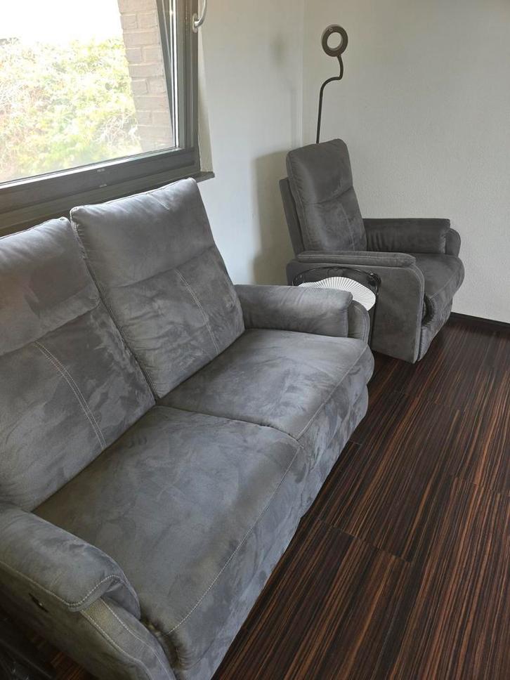 Elektrische Relaxbank - Comfortabel & Stijlvol!, Huis en Inrichting, Fauteuils, Gebruikt, Metaal, Stof, 125 cm of meer, 75 tot 100 cm