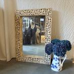 Spiegel – massief teak lijst - 100 x 70 cm - TTM Wonen, 100 tot 150 cm, Nieuw, Info@ttmwonen.nl, Rechthoekig