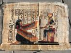 Egyptische schilderingen op Papyrus, Ophalen of Verzenden
