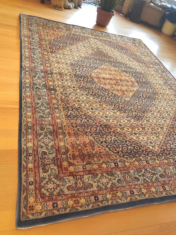 Grote Perzisch tapijt handgeknoopt Bidjar  vloerkleed, Huis en Inrichting, Stoffering | Tapijten en Kleden, Gebruikt, 200 cm of meer