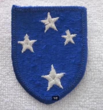 Embleem USA 23rd Division BC afmeting 7 x 5,5 cm. beschikbaar voor biedingen