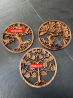 Levensboom houtsnijwerk suar hout handwerk Indonesie 30 cm, Verburgt Vintage, Nieuw, Ophalen of Verzenden, https://verburgtvintage.nl/#contact