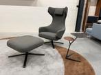 Nieuw Vitra Grand Repos Relax fauteuil met Ottoman Grey stof