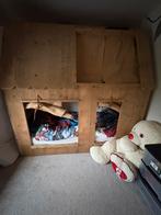 Boomhut stapelbed  steigerhout en kast, Ophalen, Gebruikt, Stapelbed