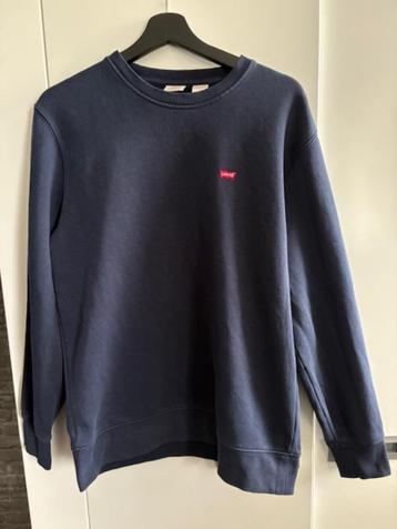 Levi's Heren Sweater - Maat S - Donkerblauw beschikbaar voor biedingen