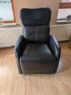 Gratis zwarte relaxfauteuil, Ophalen, Overige materialen, Gebruikt, 75 tot 100 cm