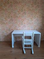 Speeltafeltje met kleine houten schommelstoel, Ophalen, Gebruikt, Tafel(s) en Stoel(en)