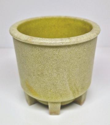 A.D. Copier Glasfabriek Leerdam gele graniver cactuspot 1928 beschikbaar voor biedingen