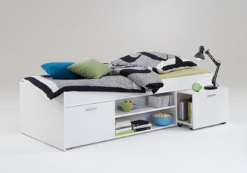 Kajuitbed 'Cabin' wit met kastjes - 1persoons beschikbaar voor biedingen