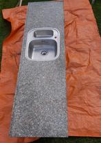 Aanrechtblad met spoelbak., Huis en Inrichting, Ophalen, Gebruikt, 50 tot 75 cm, Minder dan 100 cm