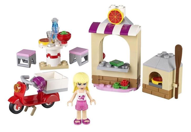 41092 LEGO Friends Stephanie’s pizzeria compleet zonder doos, Kinderen en Baby's, Speelgoed | Duplo en Lego, Zo goed als nieuw