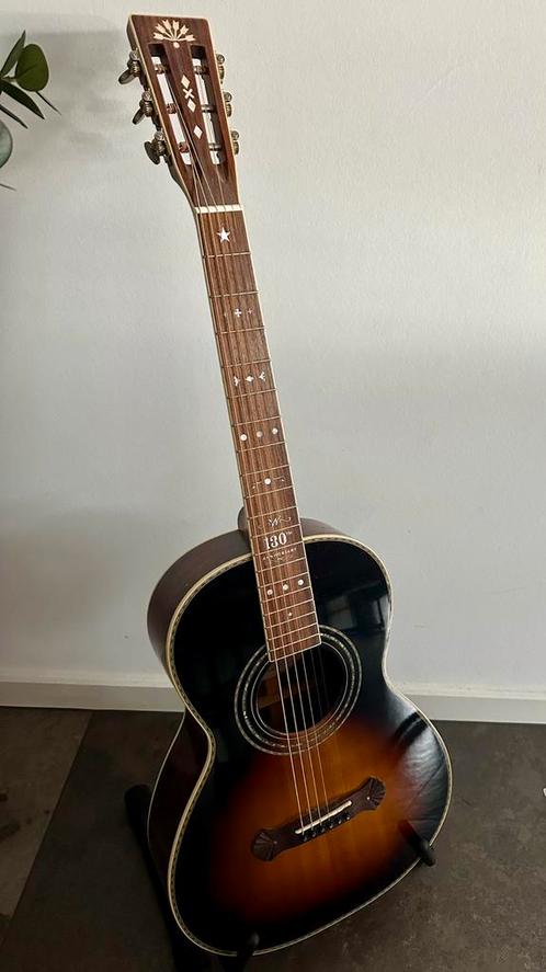 Washburn WP130SLTD Anniversary Limited, Muziek en Instrumenten, Snaarinstrumenten | Gitaren | Akoestisch, Zo goed als nieuw, Western- of Steelstringgitaar