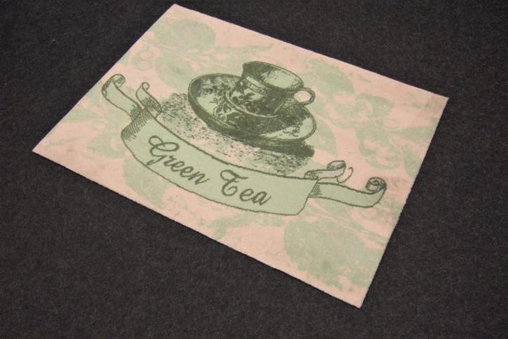 Droogloopmat Green tea, Huis en Inrichting, Stoffering | Tapijten en Kleden, Nieuw, 50 tot 100 cm, 50 tot 100 cm, Rechthoekig