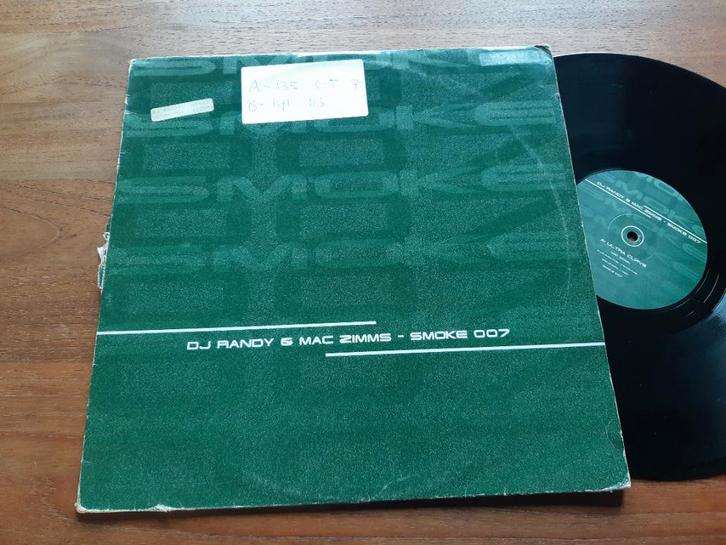 Vinyl 12" DJ Randy & Mac Zimms - Smoke 2007, Cd's en Dvd's, Vinyl | Dance en House, Gebruikt, Techno of Trance, 12 inch, Ophalen of Verzenden