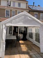 Diverse partytenten, gas kachels, statafels en springkussen., Tuin en Terras, Partytenten, Ophalen, Opvouwbaar, Partytent, Minder dan 4 meter