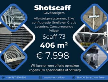 Gevelsteiger | 406 m² | Snelle montage met gratis levering beschikbaar voor biedingen