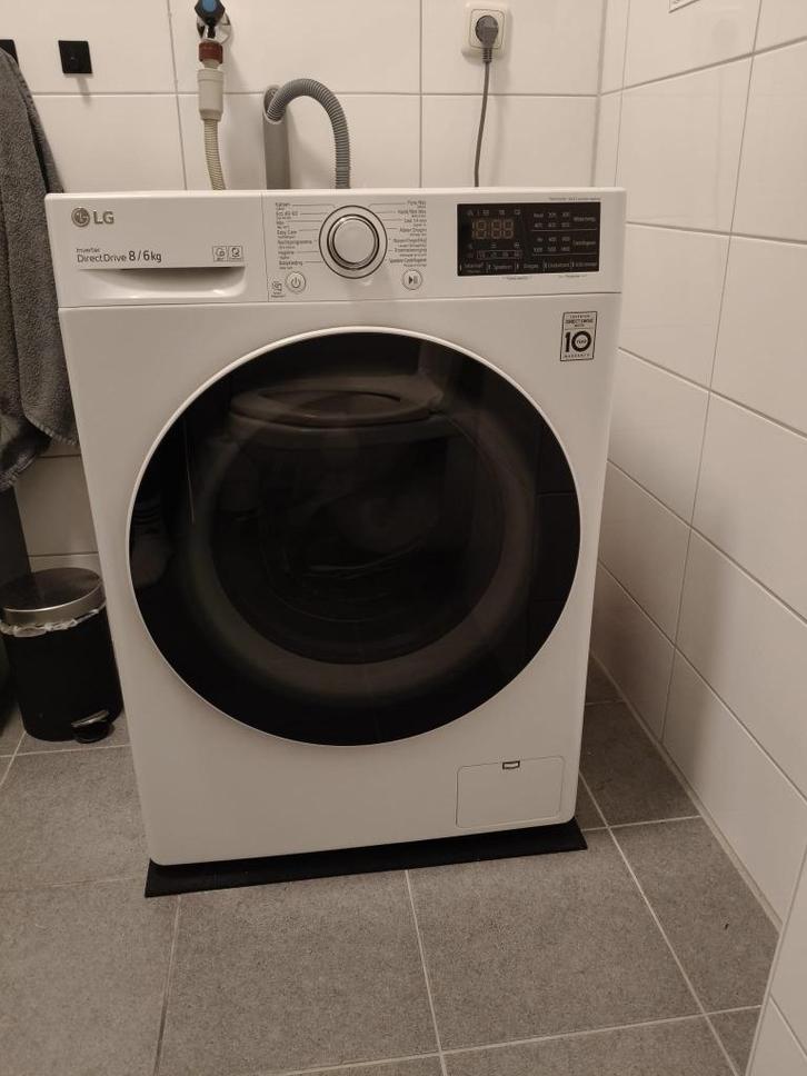 LG wasdroogcombinatie inverter DirectDrive 8/6 KG, Witgoed en Apparatuur, Was-droogcombinaties, Zo goed als nieuw, 6 tot 8 kg