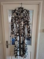 Miljuschka Gebloemde Jurk Maat 40, Maat 38/40 (M), Miljuschka, Zwart, Ophalen of Verzenden