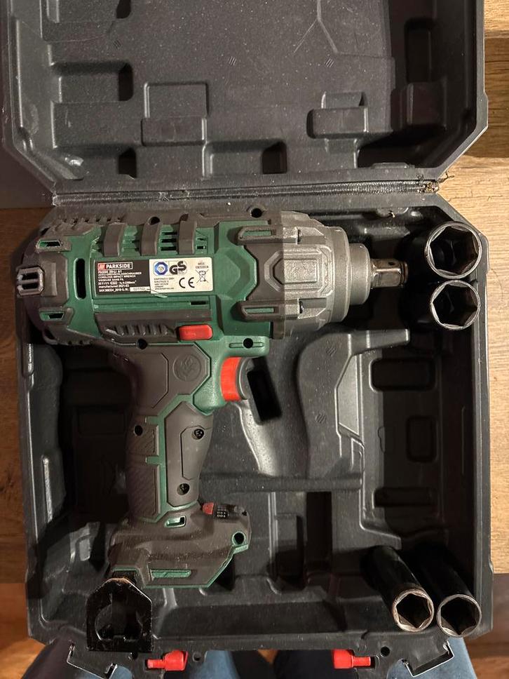 Parkside Accu Slagmoersleutel, Doe-het-zelf en Verbouw, Gereedschap | Handgereedschap, Gebruikt, Ophalen of Verzenden
