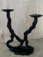 60’s Brutalist smeedijzeren kandelaar (32x22), Antiek en Kunst, Ophalen of Verzenden, Overige materialen