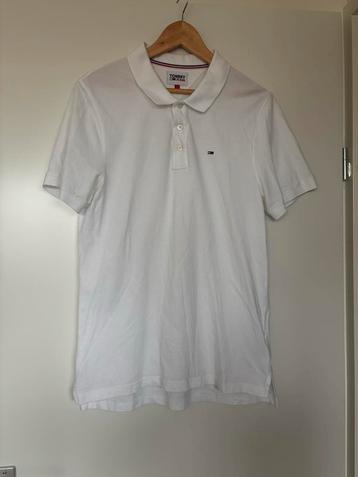 Tommy Hilfiger Polo Wit Maat L beschikbaar voor biedingen