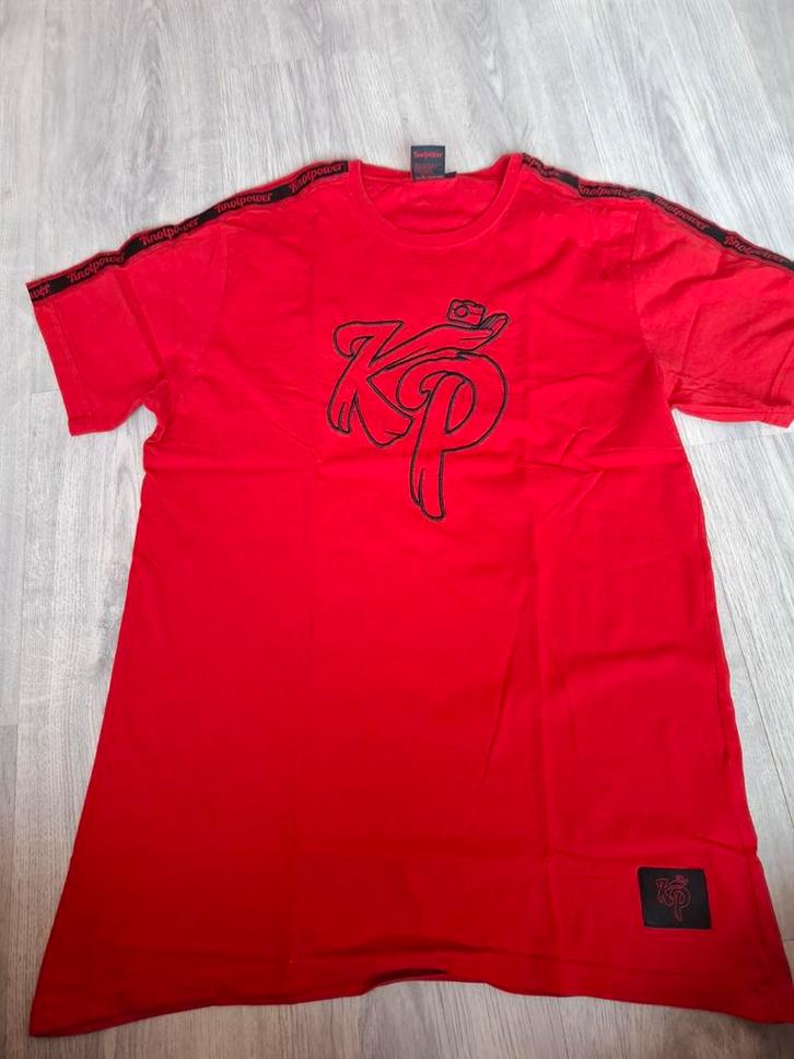 Knolpower T-shirt - Enzo Knol Fanmerchandise, Kleding | Dames, T-shirts, Zo goed als nieuw, Maat 42/44 (L), Rood, Korte mouw, Ophalen