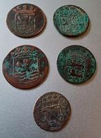 5 VOC munten, Postzegels en Munten, Munten | Nederland, Ophalen of Verzenden, Vóór koninkrijk, Overige waardes, Setje