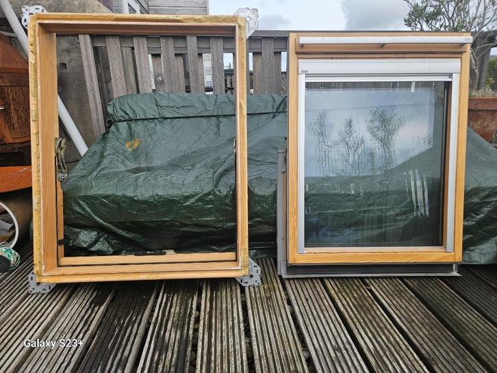 Velux Tuimelvenster 78x98 cm, Doe-het-zelf en Verbouw, Glas en Ramen, Gebruikt, Dakraam, 80 tot 120 cm, Minder dan 80 cm, Dubbelglas