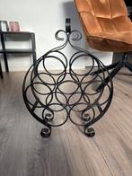 Zwaar ijzeren wijnrek, Ophalen, Gebruikt, 5 tot 15 flessen, Metaal