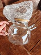 Glazen theepot met bamboe deksel - 10 stuks beschikbaar, Verzamelen, Glas en Borrelglaasjes, Ophalen, Nieuw