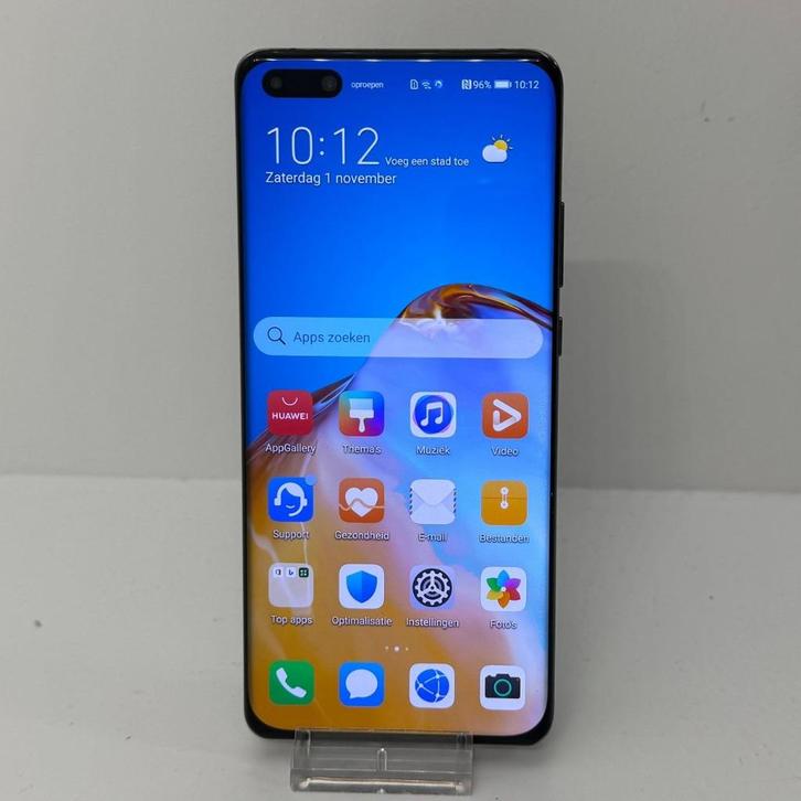 Huawei P40 Pro 256GB Zwart | Schade achter | Android 10, Telecommunicatie, Mobiele telefoons | Huawei, Zo goed als nieuw, Zonder abonnement