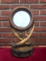 bijzondere en decoratieve (jacht)spiegel, Antiek en Kunst, Ophalen of Verzenden