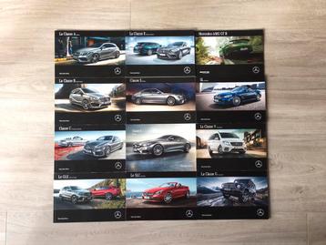 12 brochures Mercedes FRANS 2014-2017 beschikbaar voor biedingen