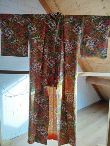 Traditionele Japanse Kimono Tori ume　momiji beschikbaar voor biedingen