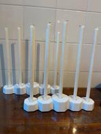 Vintage Gouda Gouds aardewerk kandelaars samen €10, Ophalen of Verzenden