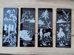 Wand decoratie parelmoer ingelegd Vietnamees, Antiek en Kunst, Ophalen of Verzenden