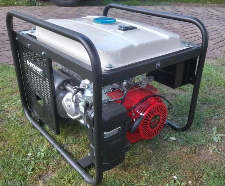Nieuwe Honda  e-power ep6000 6kva aggregaat, Doe-het-zelf en Verbouw, Aggregaten, Nieuw, Benzine, 5 tot 10 kVA, Geluidgedempt