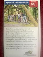 Speelpark Klein Zwitserland in Tegelen Voordeelbon, Tickets en Kaartjes, Drie personen of meer, Kortingskaart