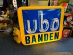 UBO Banden Garage Reclame Lichtbak, Antiek en Kunst, Antiek | Emaille, Ophalen