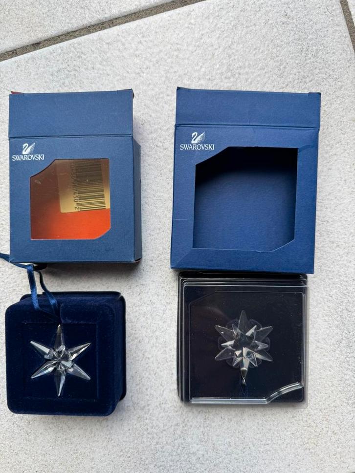 Swarowski kerstornamenten 2003 en 2005, Verzamelen, Swarovski, Zo goed als nieuw, Overige typen, Ophalen