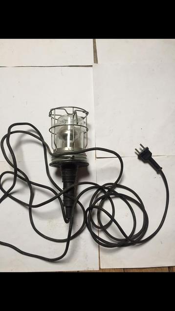 Vintage Looplamp,werklamp,handlamp beschikbaar voor biedingen