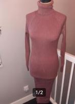 Prachtige oudroze jurk met koll in april 1986 l atelier, In april L atelier, Ophalen of Verzenden, Zo goed als nieuw, Roze