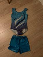 Turnpakje en broekje Souplesse te koop!, Sport en Fitness, Kindermaat 122 t/m 140, Ophalen, Zo goed als nieuw, Turnpak(je)