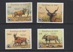 Mali wwf wnf Antilopen zoogdieren bedreigde diersoorten 1986, Ophalen of Verzenden, Overige landen, Postfris