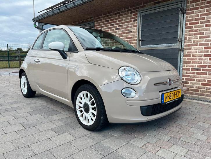 Fiat 500 1.2 Pop Cappuccino, Auto's, Fiat, Particulier, ABS, Airbags, Airconditioning, Bluetooth, Boordcomputer, Centrale vergrendeling