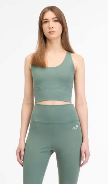 Nieuw! RAGWEAR vegan sport yoga top groen SEOLA halter beschikbaar voor biedingen
