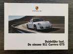 Brochure Porsche 911 997 Carrera GTS MK2 2010 Nederlands, Boeken, Nieuw, Porsche, Ophalen of Verzenden, Porsche