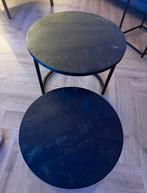 Industriële Bijzettafels - Set van 2, Ophalen, Minder dan 45 cm, Minder dan 55 cm, Gebruikt