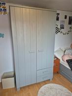 Kleding kast Woood Dennis grijs, 200 cm of meer, Zo goed als nieuw, Grenenhout, 50 tot 75 cm