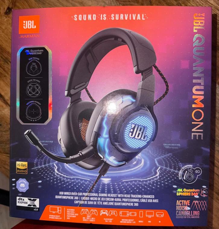 JBL Quantum one GameHeadset, Computers en Software, Headsets, Gebruikt, Ophalen of Verzenden